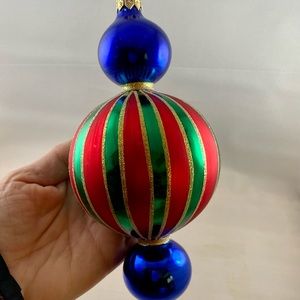 Radko BRIGHT CIRCUS STRIPES 99-346-0 ornament